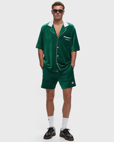 Shorts Casablanca MENS VELOUR SHORTS Grøn | MPF24-JTR-193-01, 1