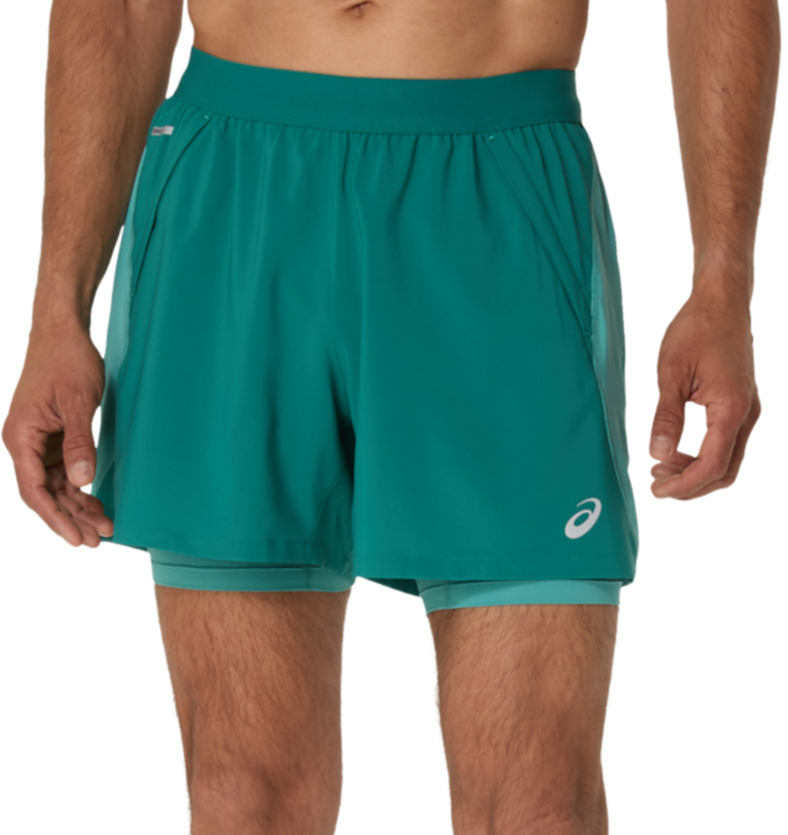 Shorts Asics Road 2-in-1 5" Shorts Grøn | 2011d245-301, 0