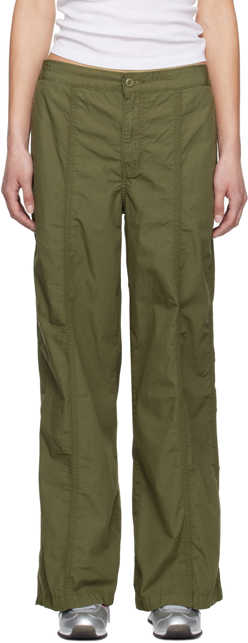 Cargo bukser Levi's Levi's Baggy Parachute Trousers Grøn | 001VR-0000
