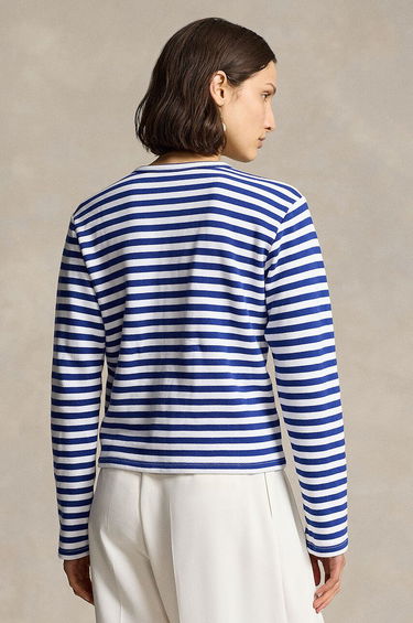 Sweater Polo by Ralph Lauren Striped Cardigan Blå | 211942806, 1
