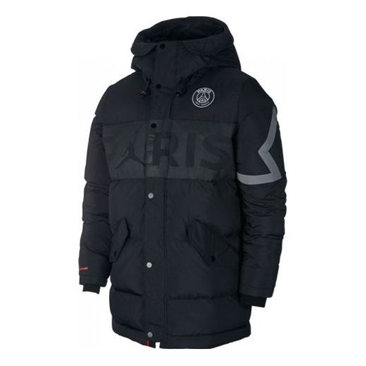 Parka Jordan Jordan x PSG Down Parka Jacket Sort | BQ8371-010, 0
