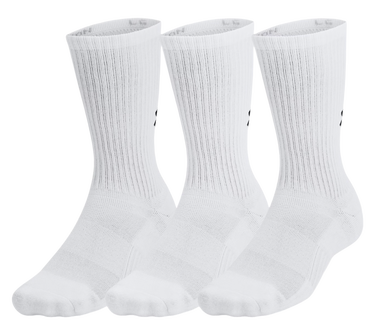 Sokker Under Armour Under Armour TC 3pk Crew Socks Hvid | 1386311-100, 0