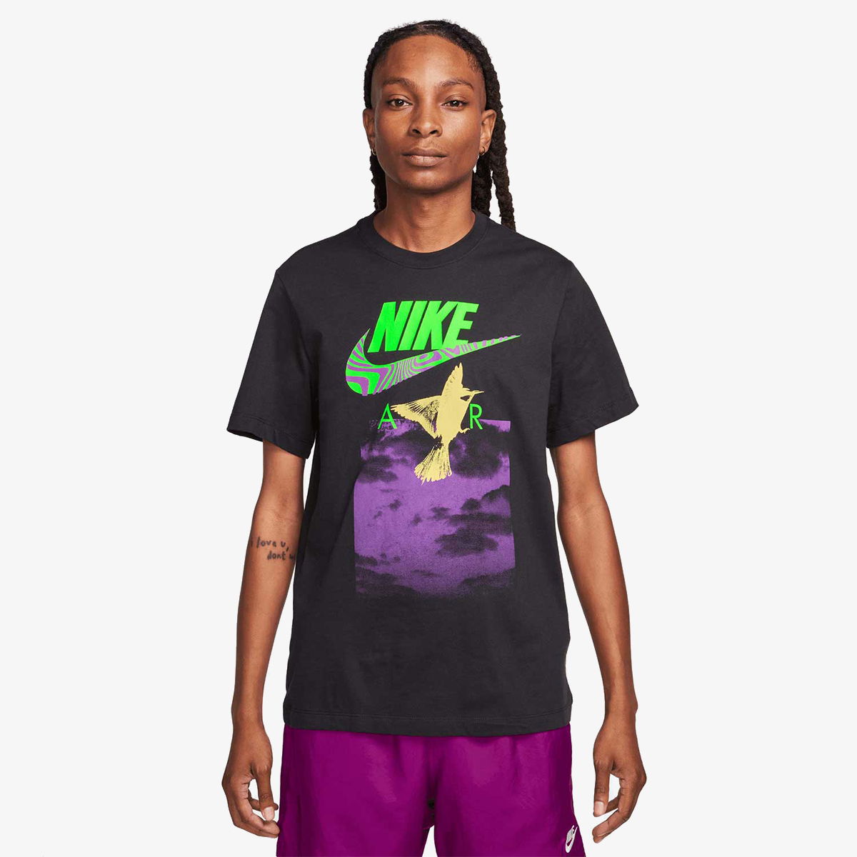 T-shirt Nike U NSW TEE BRANDRIFF IN AIR Sort | FQ3774-010, 0