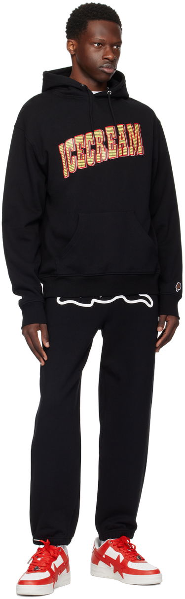 Sweatshirt BBC IceCream ICECREAM Casino Hoodie Sort | IC24229, 3