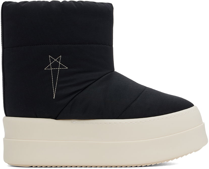 Sneakers og sko Rick Owens Porterville Mega Bumper Low Lunar Boots Sort | DS02D2839 MUPAM9