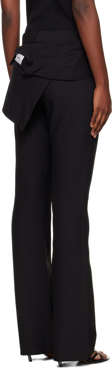 Bukser Coperni Coperni Jersey Wrap Trousers Sort | COPP140F3004, 2