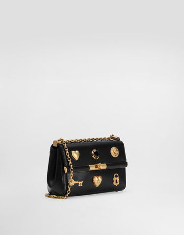 Håndtaske Dolce & Gabbana Dolce & Gabbana Marlene City Mini Bag with Gold-Tone Hardware Sort | BB7766AG6808S574, 2