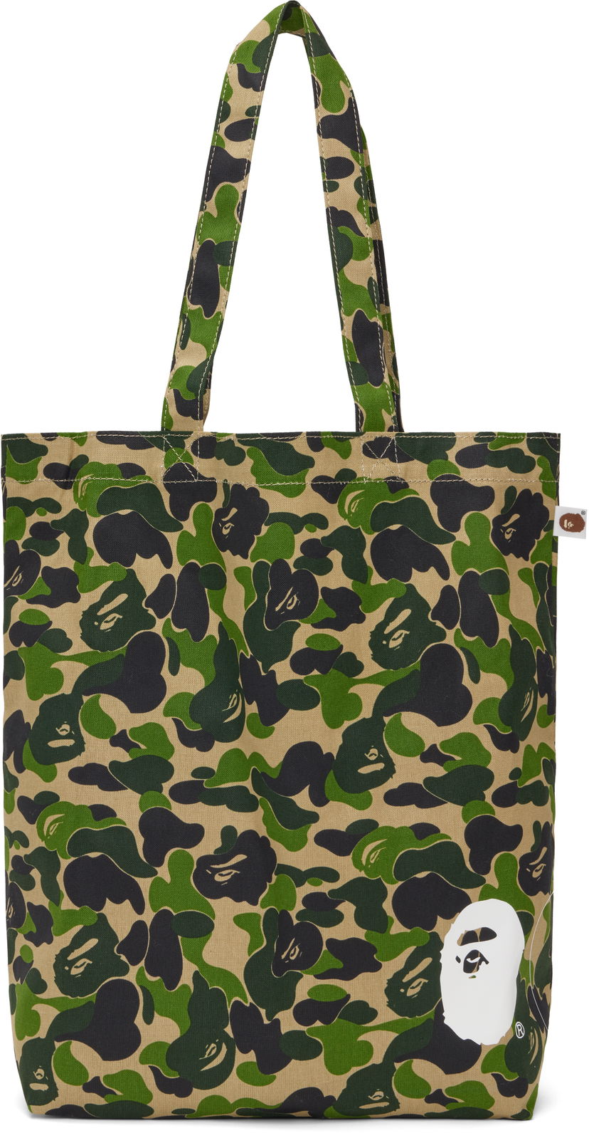 Mulepose BAPE A Bathing Ape ABC Camo Tote Bag Grøn | 001BAK801010M
