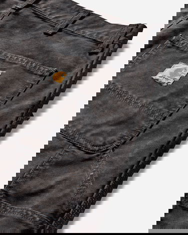Cargo bukser Carhartt WIP Double Knee Camo Pants Sort | I031501 3G3GD, 4