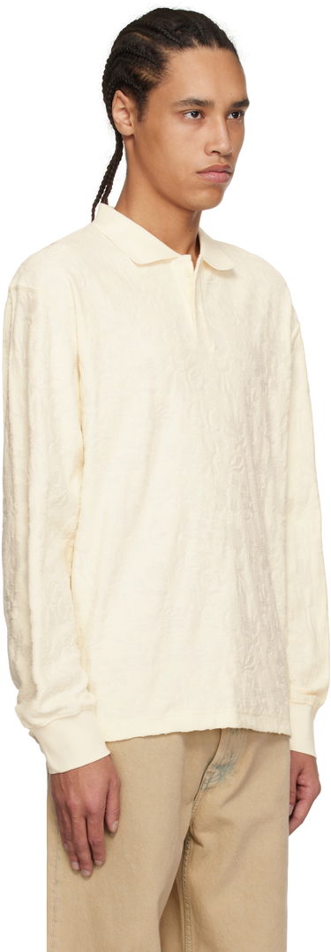 Polo skjorte Soulland Soulland Robert Plush Long Sleeve Polo Hvid | 51000-1308, 1