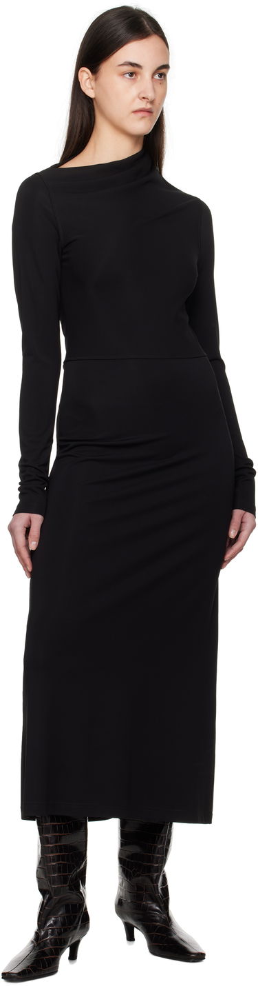 Kjole TOTEME TOTEME Draped Jersey Maxi Dress Sort | 251-WRD4459-FB0162, 3