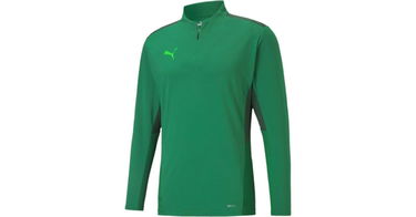 Sweatshirt Puma teamCUP 1/4 Zip Sweatshirt Grøn | 65672805, 1