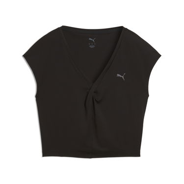 Crop top Puma Cloudspun Twist Cropped Training T-Shirt Sort | 526697_01, 5