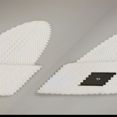 Beanie Y-3 Knitted Beanie Hvid | IL6964, 1