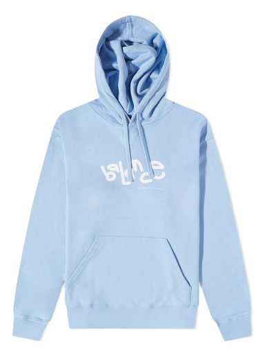 Sweatshirt Objects IV Life Balance Print Hoodie Blå | OBJ-001-108-20