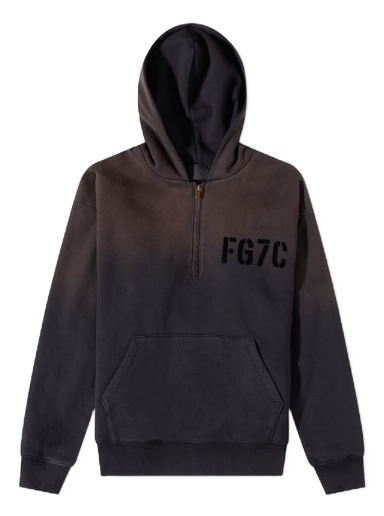 Sweatshirt Fear of God Half Zip Popover Hoody Vintage Sort | FG50-021FLC-010
