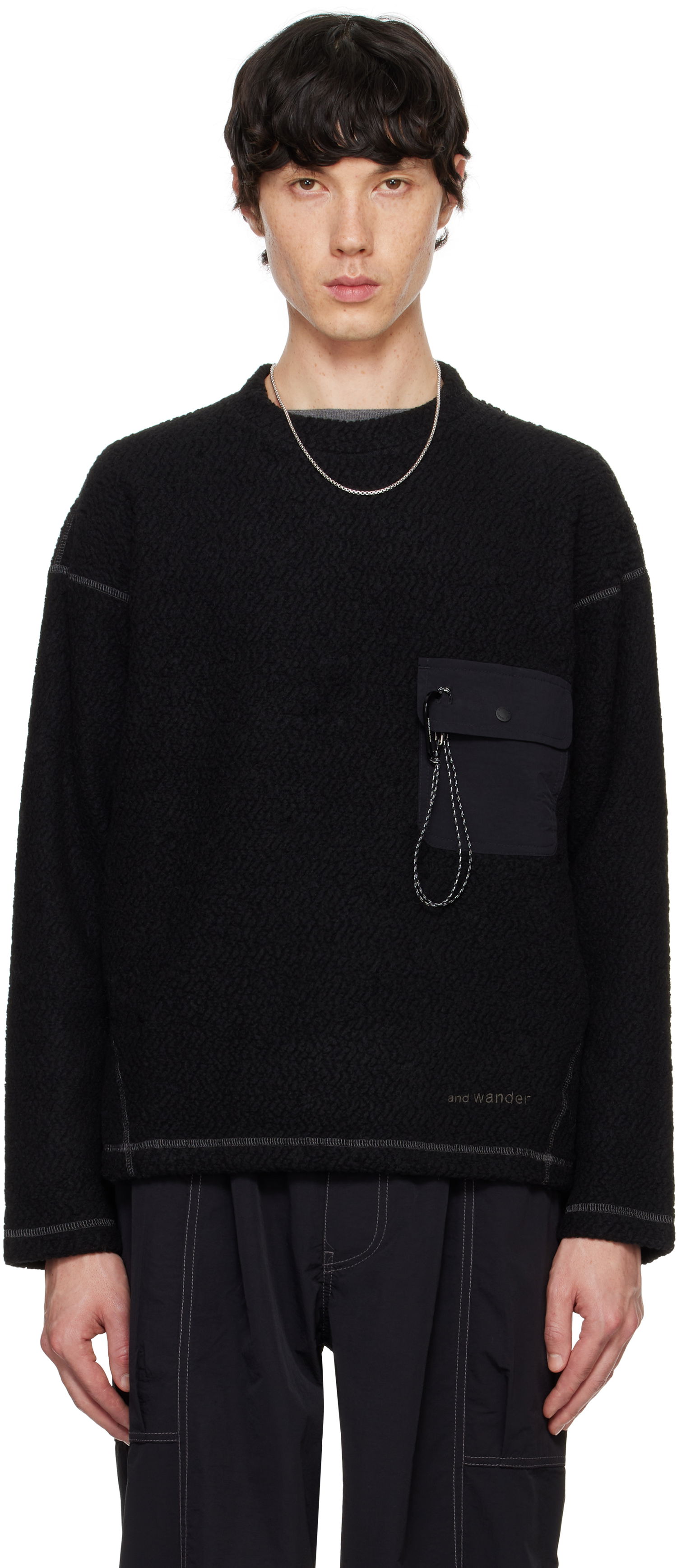 Sweater and wander Crewneck Sweater Sort | 5744284147, 0
