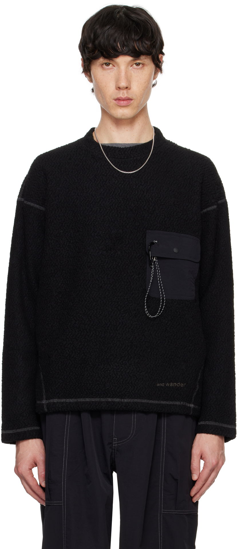 Sweater and wander Crewneck Sweater Sort | 5744284147