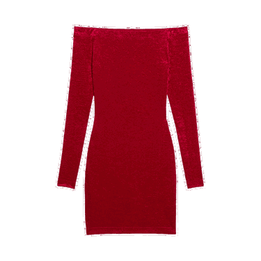 Kjole Balenciaga Cycling Mini Dress Rød | 622246 TCV14 6105, 0