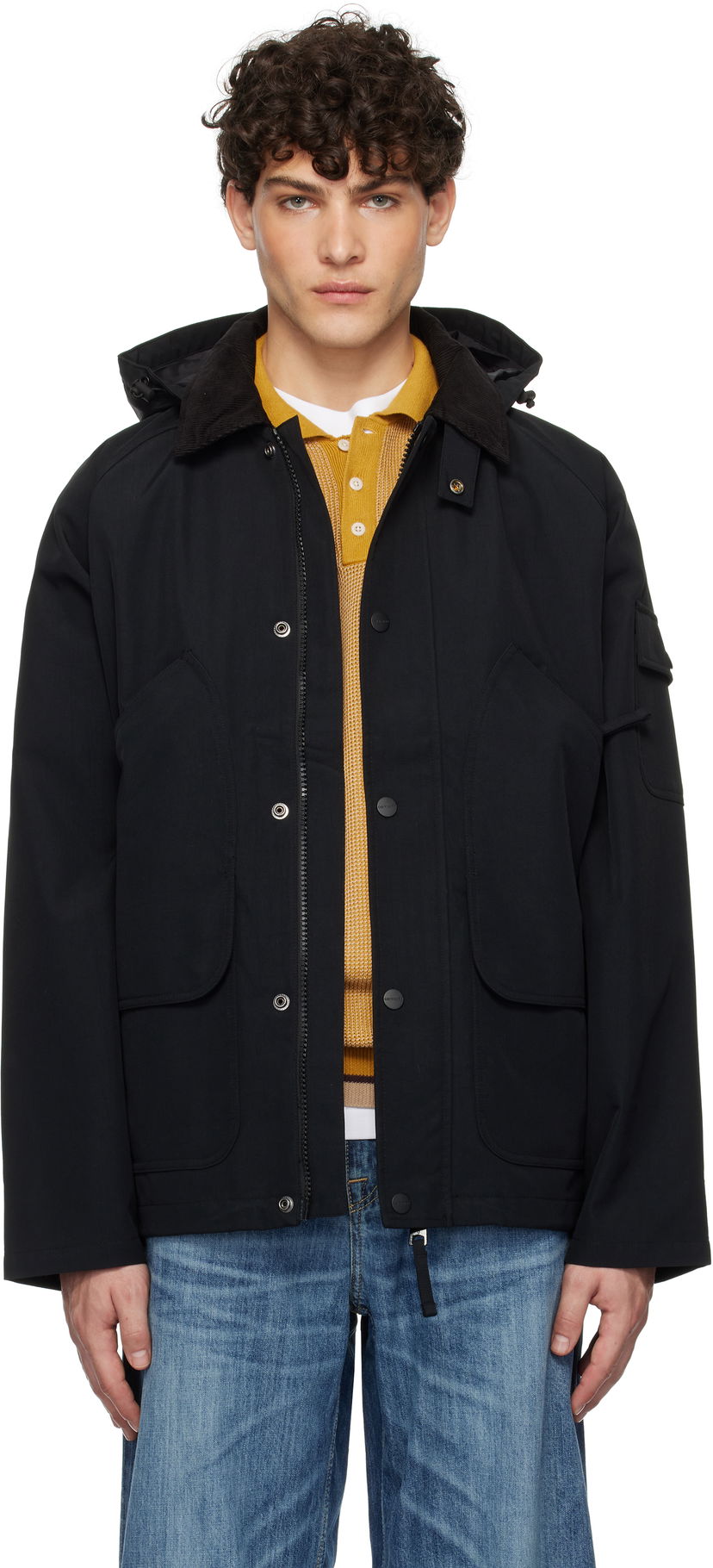 Parka Carhartt WIP Black Hooded Work Jacket Sort | I033871