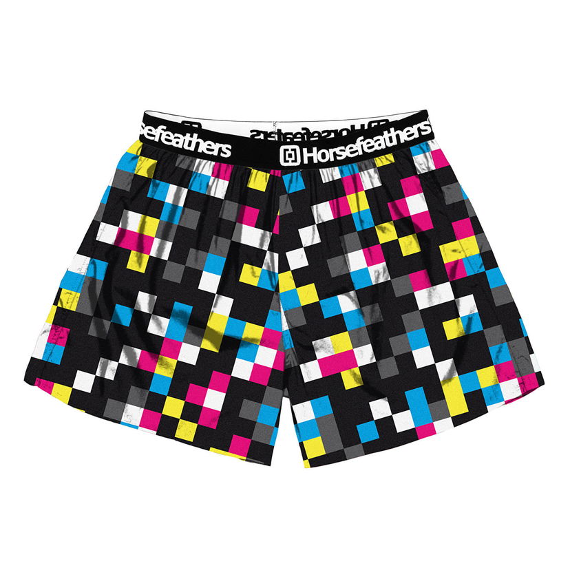 Boksere Horsefeathers Frazier Boxer Shorts Cmyk Check Flerfarvet | AM166E