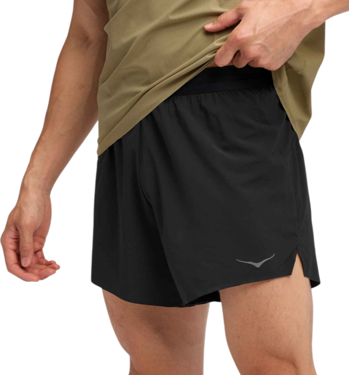 Shorts Hoka One One Hoka Glide 5" Shorts with Brief Sort | 1176971-blk, 0