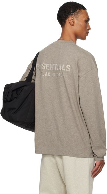 T-shirt Fear of God Fear of God ESSENTIALS Classic Fit Long Sleeve T-Shirt Grå | 125SP254203F, 2