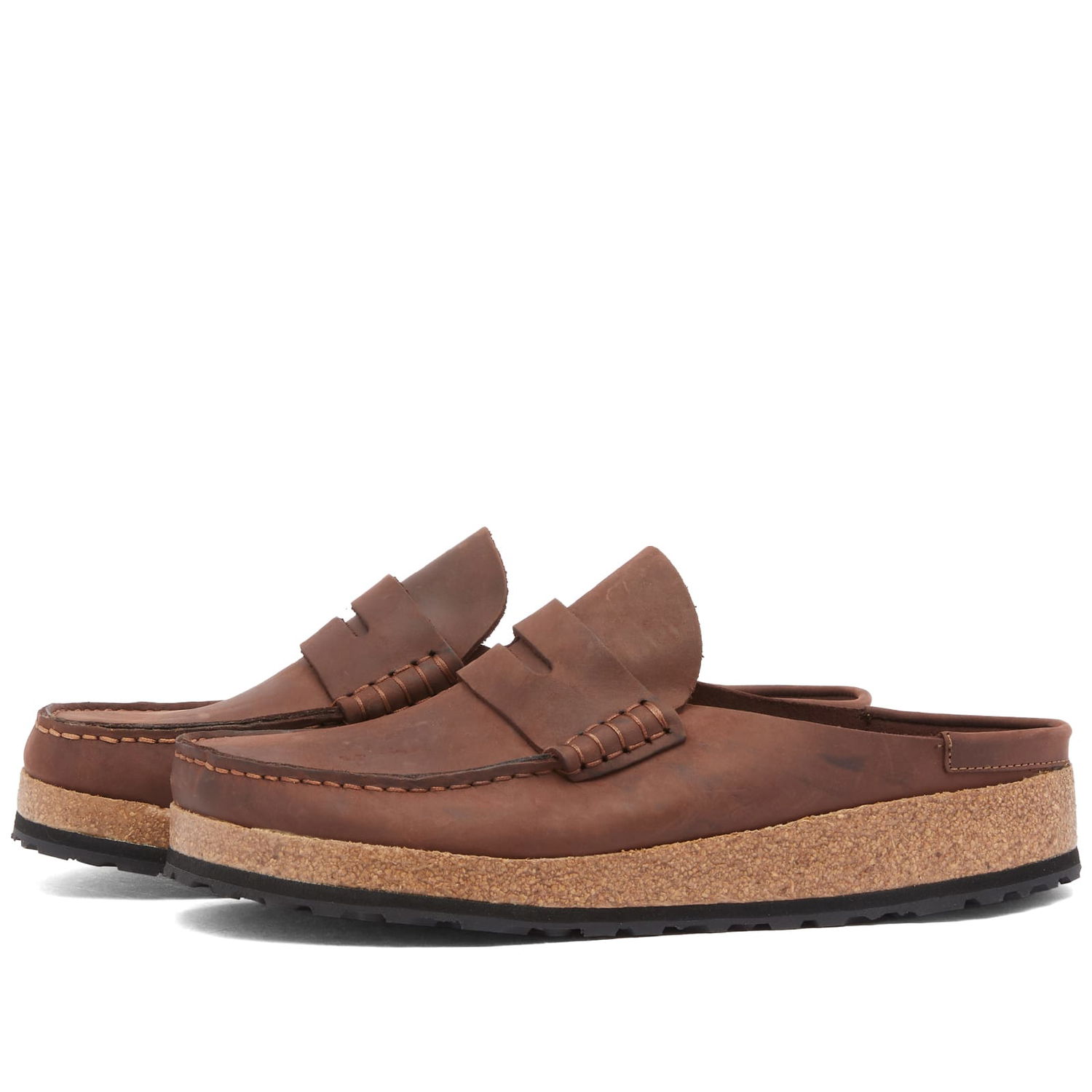 Sneakers og sko Birkenstock Naples Mule Habana Oiled Leather Brun | 1025033, 0