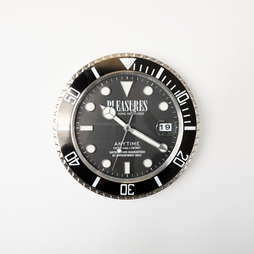 Ur Pleasures Anytime Wall Clock Sort | P25SP051 BLACK