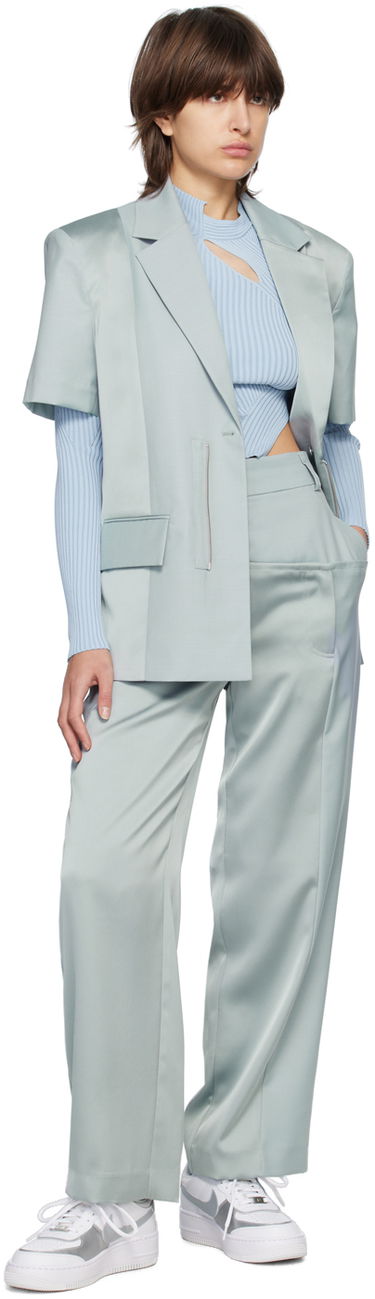 Bukser Feng Chen Wang Feng Chen Wang Paneled Trousers Blå | FWS15TR14, 3