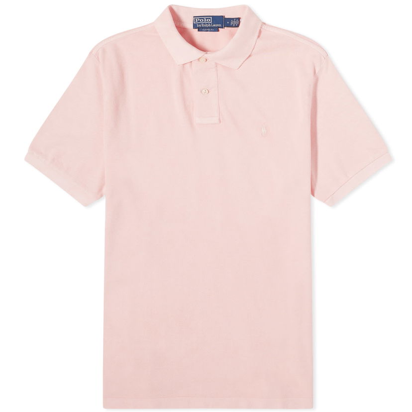 Polo skjorte Polo by Ralph Lauren Mineral Dyed Polo Shirt Lyserød | 710910898001