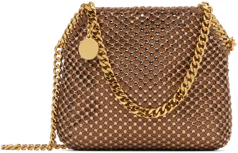 Håndtaske Stella McCartney Stella McCartney Falabella Mini Chain Bag Brun | 700109WP0329