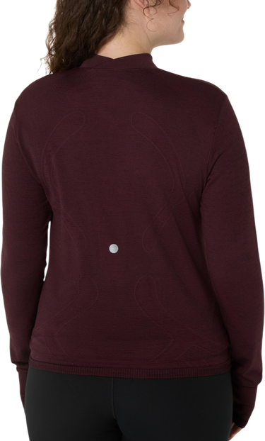 T-shirt Asics ROAD WINTER SEAMLESS Long Sleeve Top Bourgogne | 2012d277-600, 1