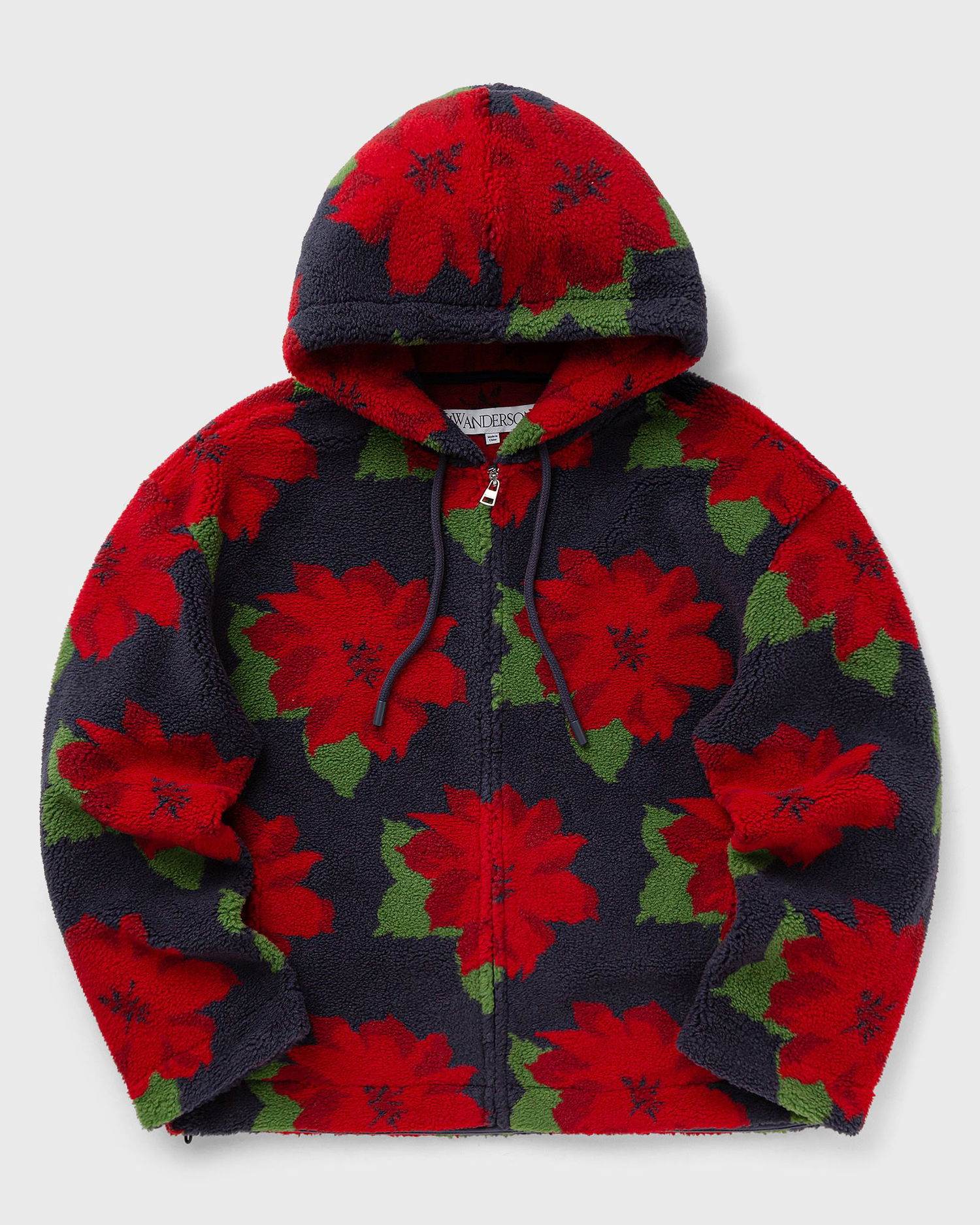 Jakke JW Anderson JWA FLEECE HOODED JACKET Rød | JK0324-PG1586-888, 0
