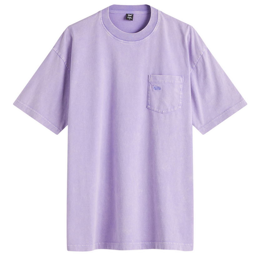 T-shirt Patta Patta Basic Washed Pocket T-Shirt Lilla | POC-BS25-1000-290-0022-175