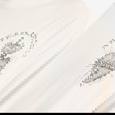 T-shirt Aries Aries Faded Ex Amino Long Sleeve T-Shirt, Size Large Hvid | AR60024-OWT, 5