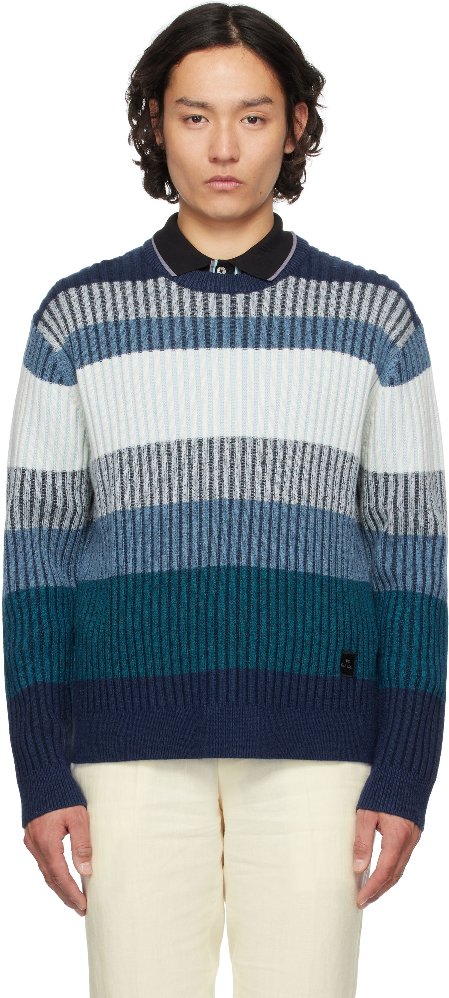 Sweater Paul Smith PS Paul Smith Striped Sweater Flerfarvet | M2R-314Z-P22301-45, 0
