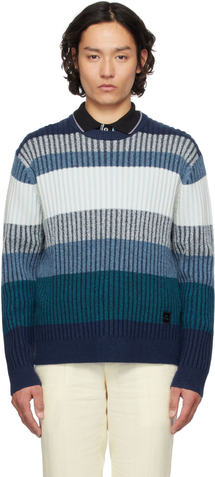 Sweater Paul Smith PS Paul Smith Striped Sweater Flerfarvet | M2R-314Z-P22301-45
