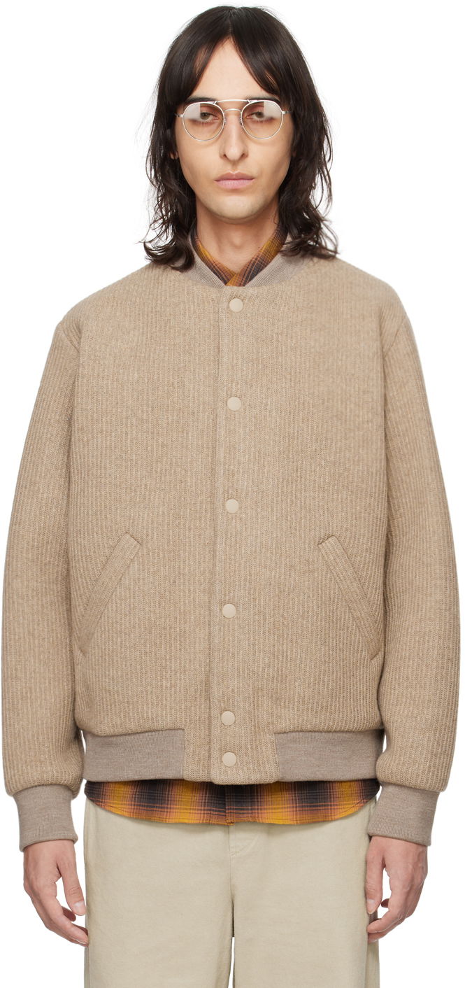 Bomberjakke A.P.C. Mick Bomber Jacket Beige | WOAQR-M02888, 0