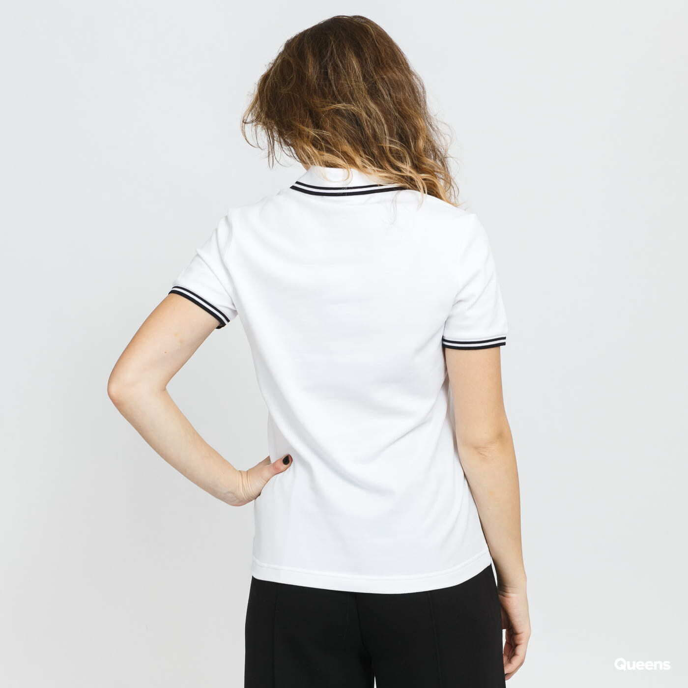 Polo skjorte Fred Perry Fred Perry Twin Tipped Shirt Hvid | G3600 200, 1