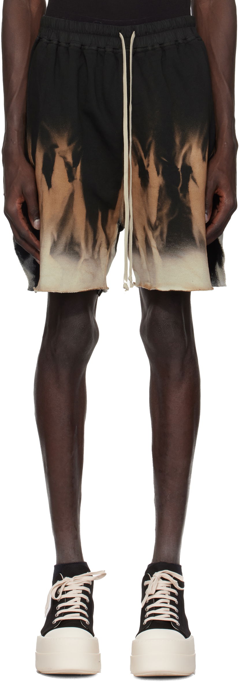 Shorts Rick Owens Rick Owens DRKSHDW Porterville Long Boxers Shorts Brun | DU02D2390 FSUN