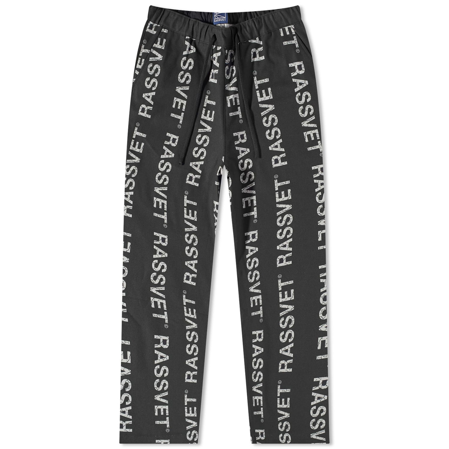 Bukser PACCBET All Over Logo Pants Sort | PACC12P005-BK, 0