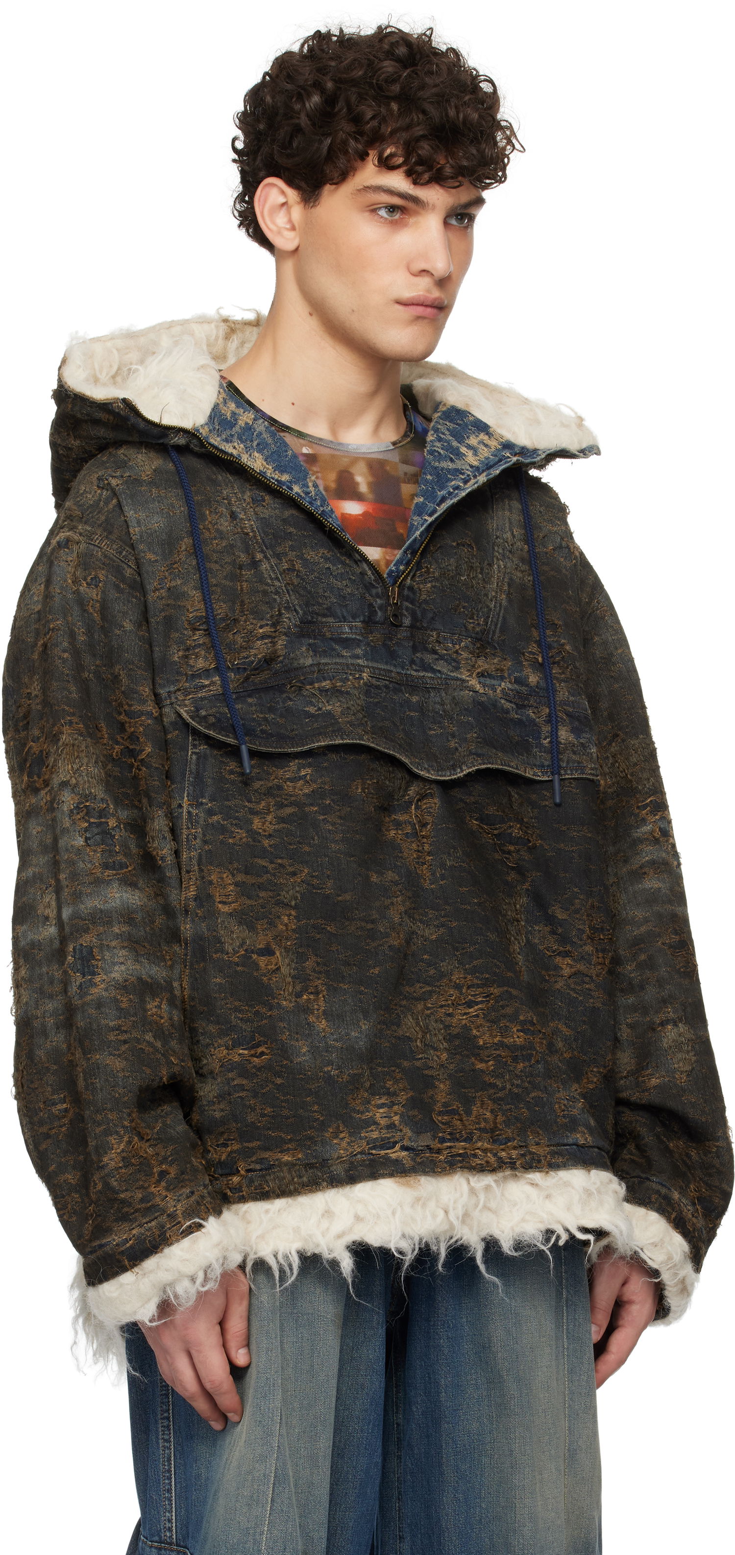 Vindjakke Diesel Black D-Arak-Fsf Denim Jacket Sort | A15963-0ABCW-01, 1