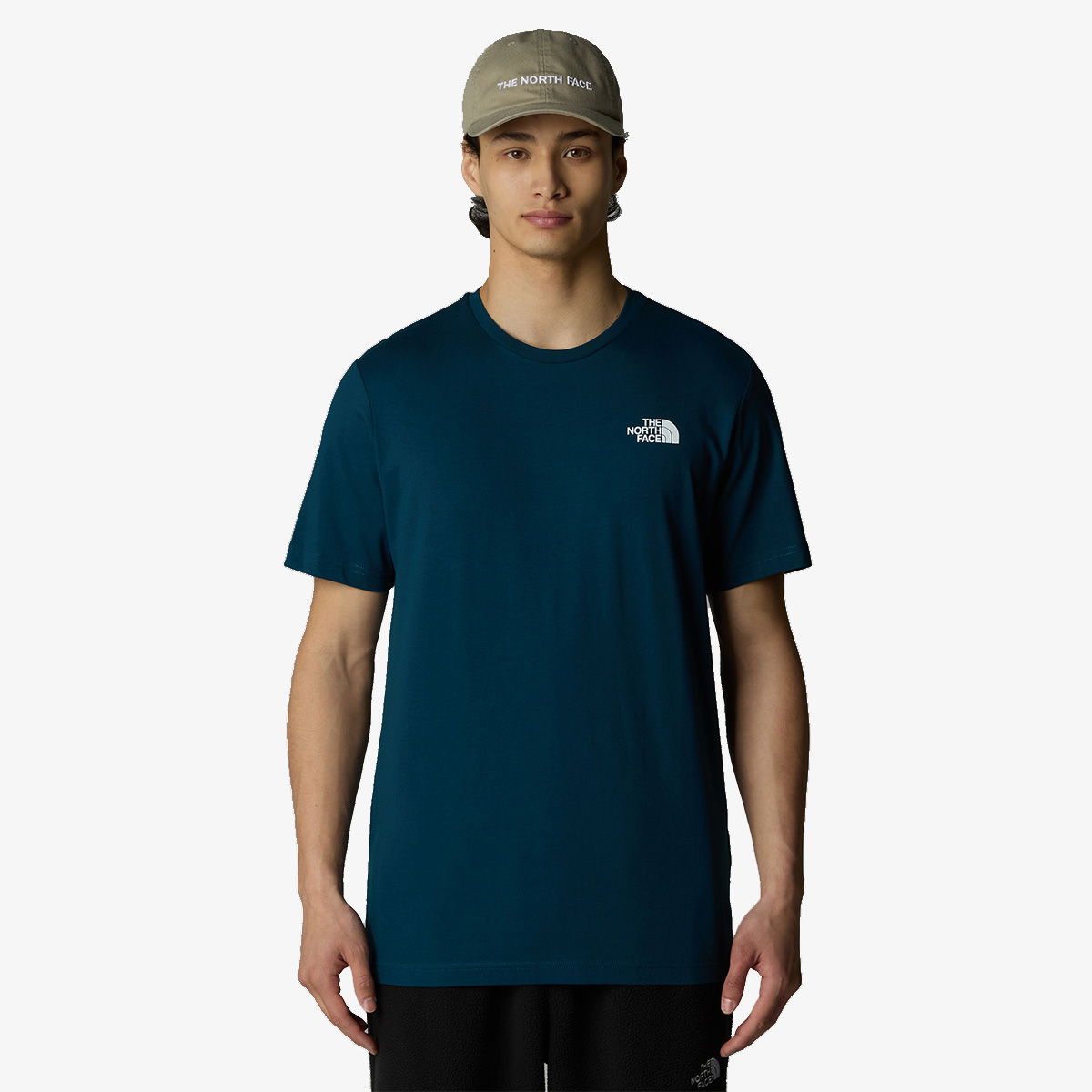 T-shirt The North Face M S/S REDBOX CELEBRATION TEE Mørkeblå | NF0A87NV1NO1, 0