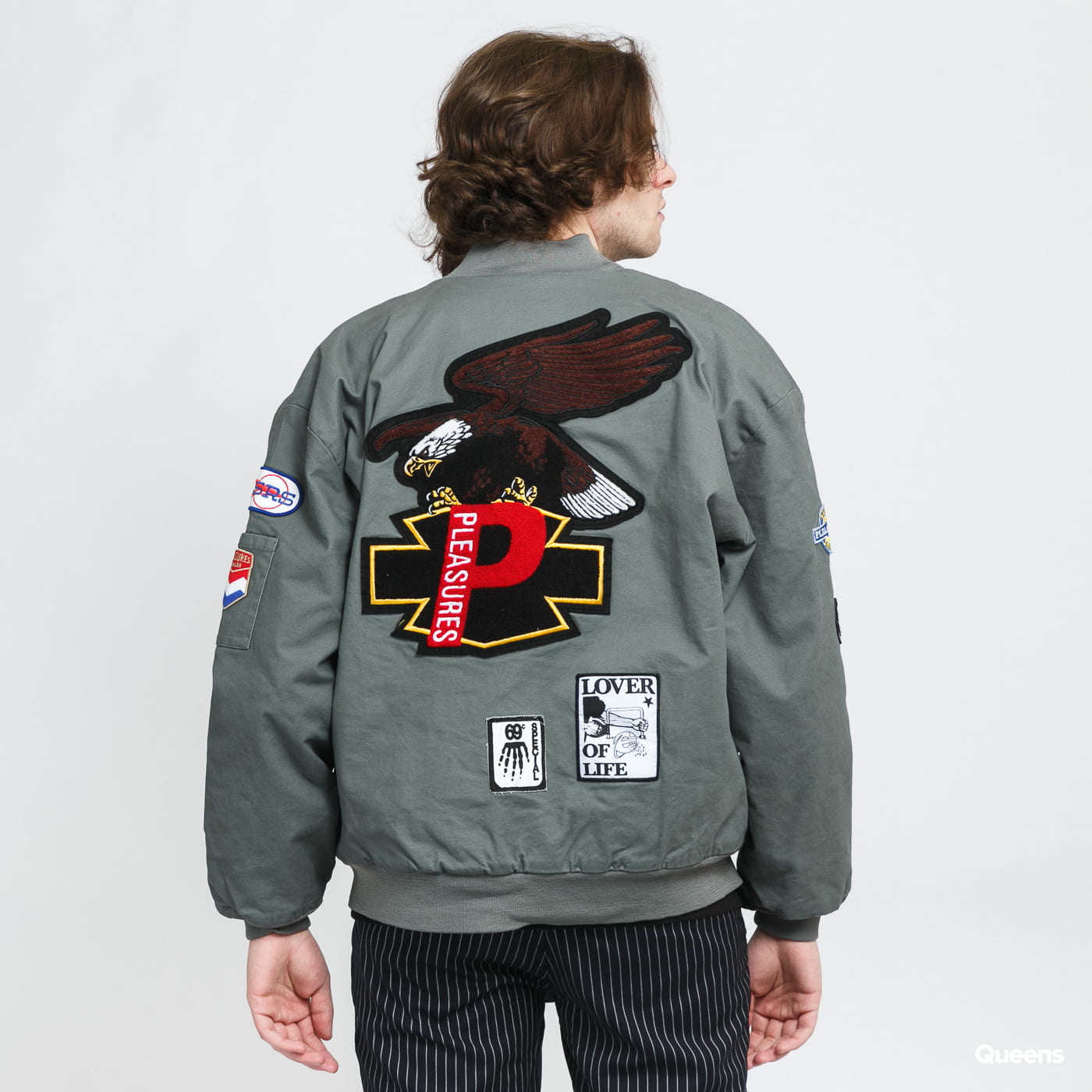 Jakke Pleasures Worms Mechanic Jacket Grå | Worms Mechanic, 1