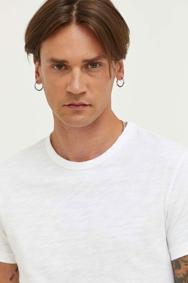 T-shirt Samsoe Samsoe Samsoe Samsoe T-Shirt Hvid | M00012516, 3