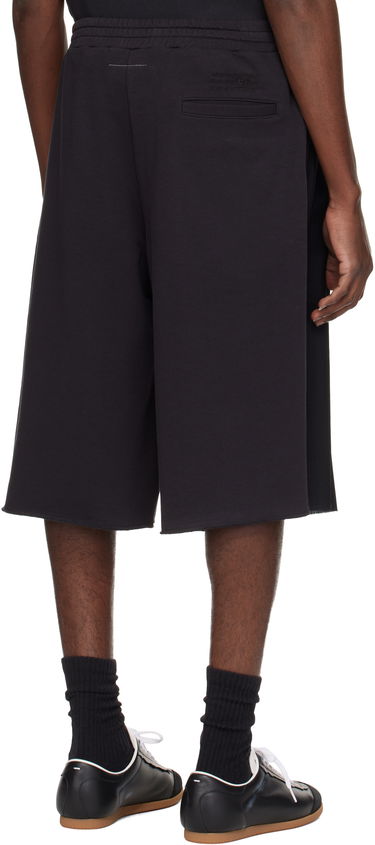 Shorts Maison Margiela MM6 Maison Margiela Pleated Knee-Length Shorts Sort | SH0MU0013 MTN042, 2