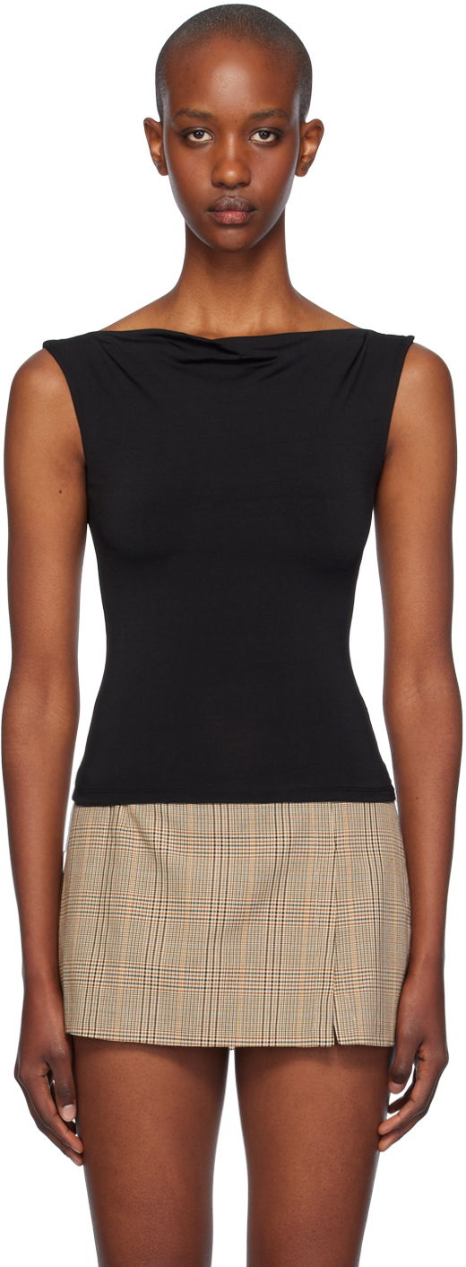Nederdel Miaou Miaou Lani Cowl Neck Tank Top Beige | 7114VISBLK