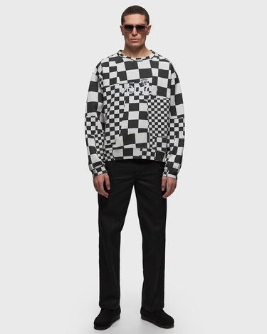 Sweatshirt ERL 'Venice' Checkerboard Print Sweatshirt Grå | ERL08T023, 4
