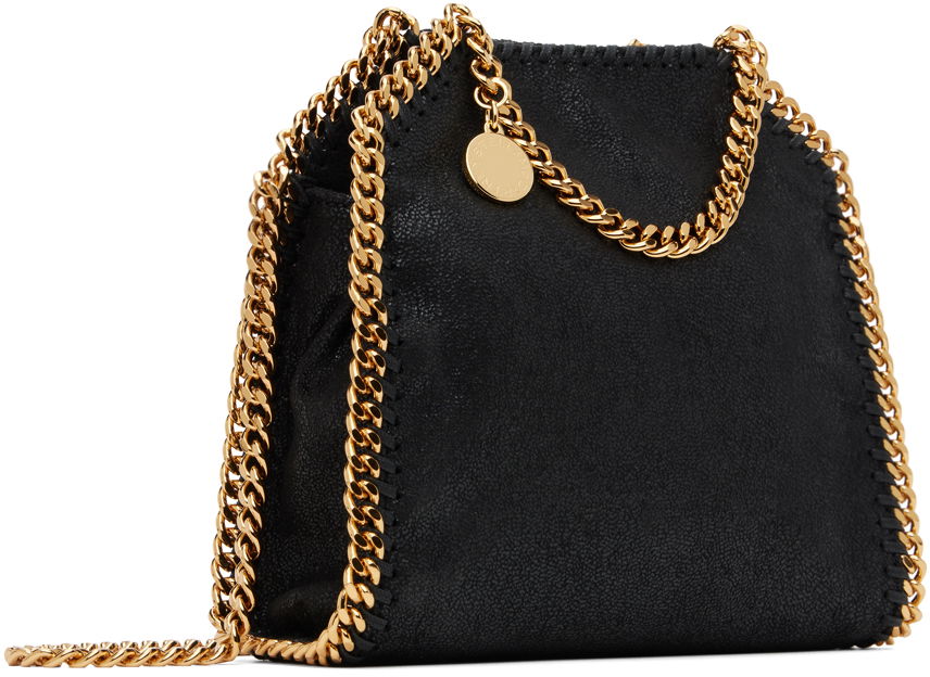 Håndtaske Stella McCartney Falabella Tiny Chain Shoulder Bag Sort | 391698W9355, 1
